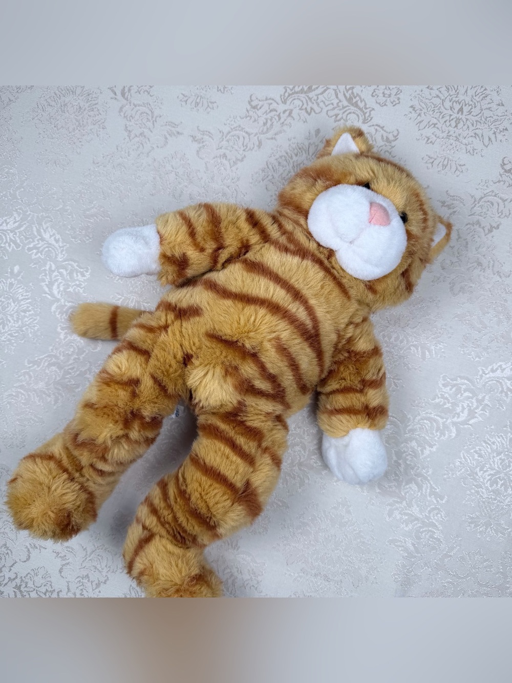Build-A-Bear Orange and White Tabby Cat Plush Toy - Picture 2 of 6